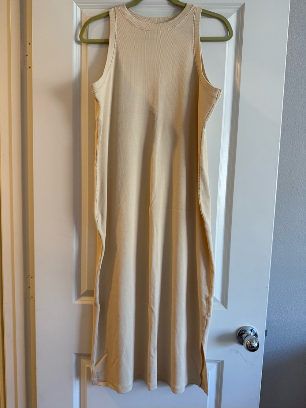 Nordstrom Sleeveless Midi Dress in Cream